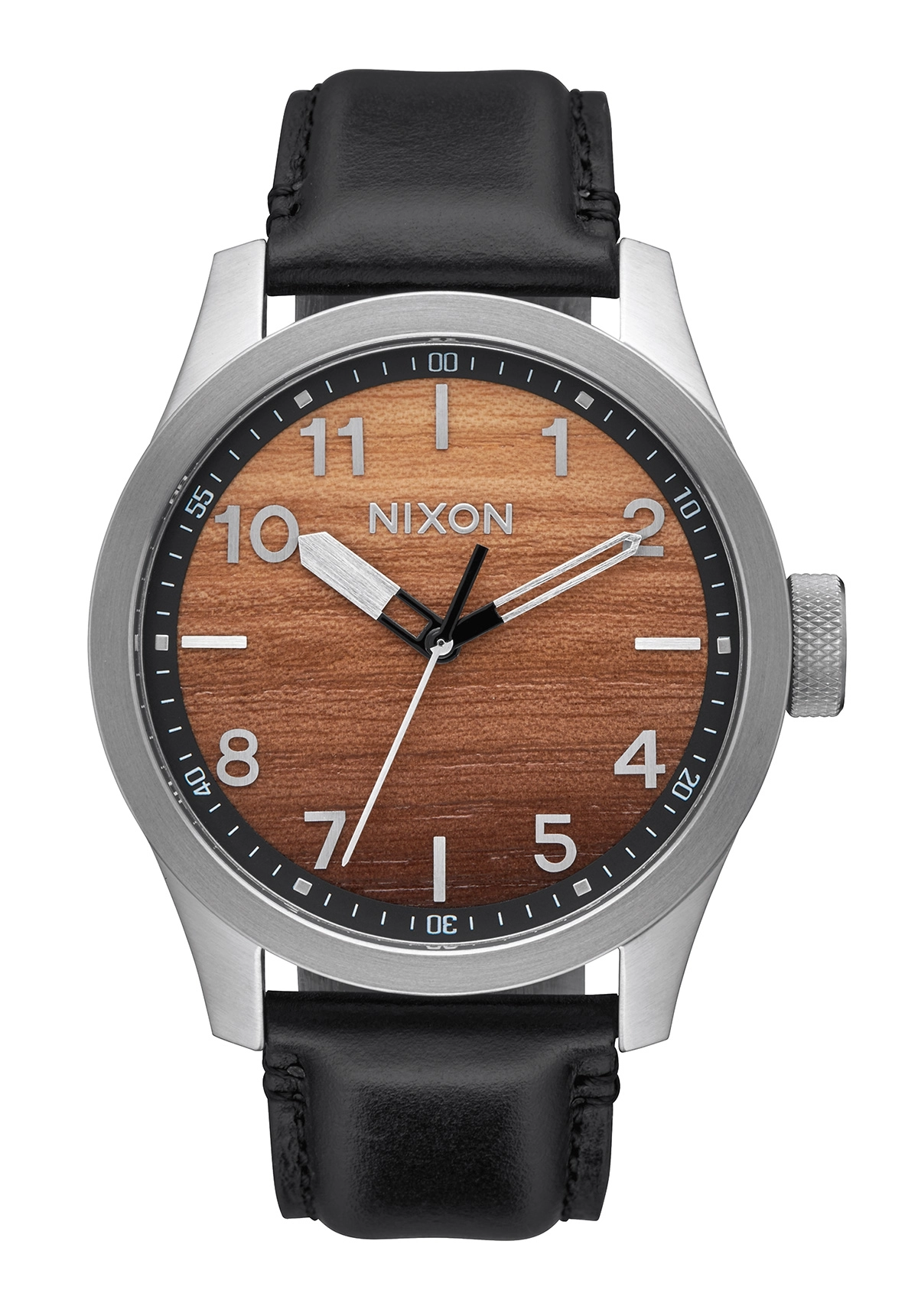 Nixon The Safari Leather Wood / Silver A9752457