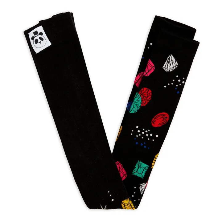 Mini Rodini Legging Coton Bio Bijoux | Noir
