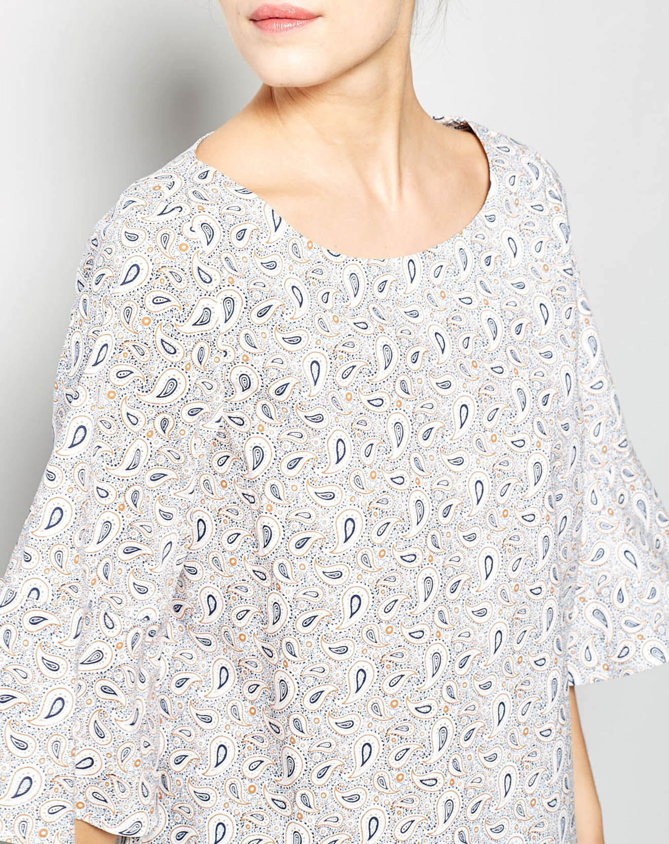 Karl Marc John Top French en Coton ample crème