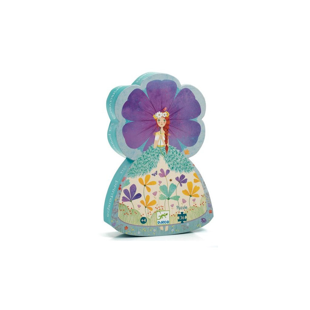 Puzzle Silhouette : La Princesse du Printemps – 36 Pièces