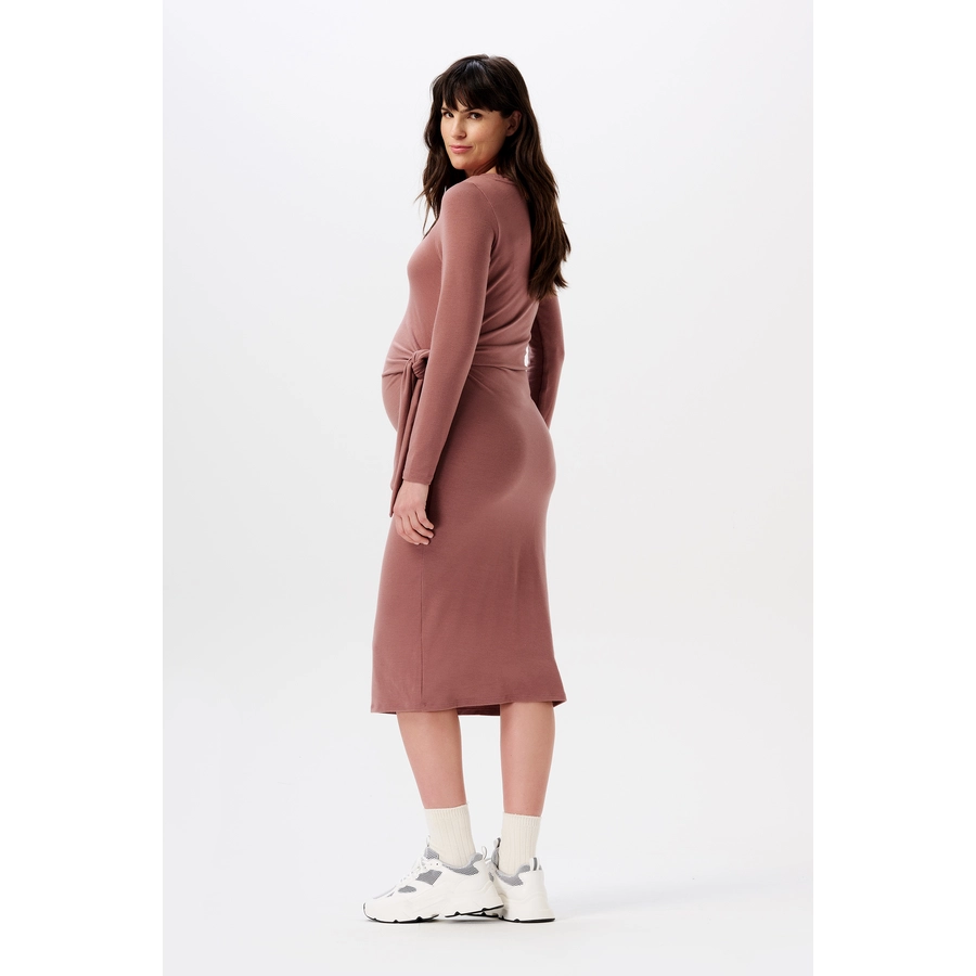 Noppies Kleid Dress Frisco long sleeve Rose Taupe