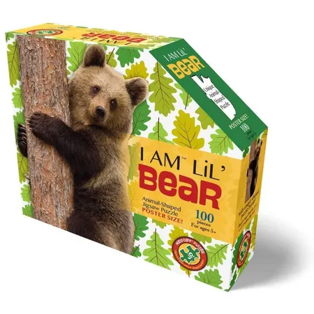 MADD CAPP Konturenpuzzle Junior Bär, 100 Teile