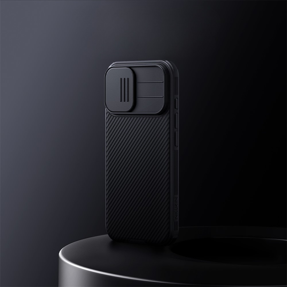 iPhone 17 Pro Max MagSafe Schutz Hülle Cam-Slider Kameraschutz - Schwarz