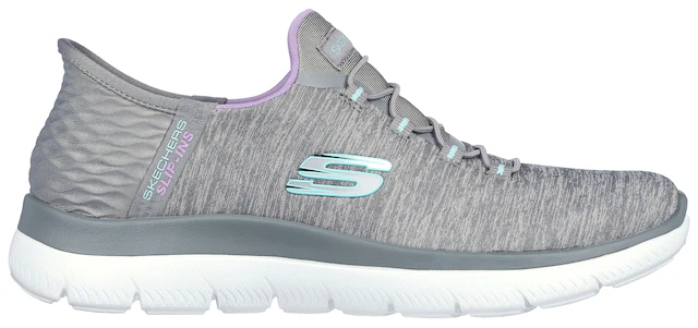 Skechers Slipper »SUMMITS DAZZLING HAZE«  Slip Ins Sneaker, Freizeitschuh mit dezenten Kontrastdetails