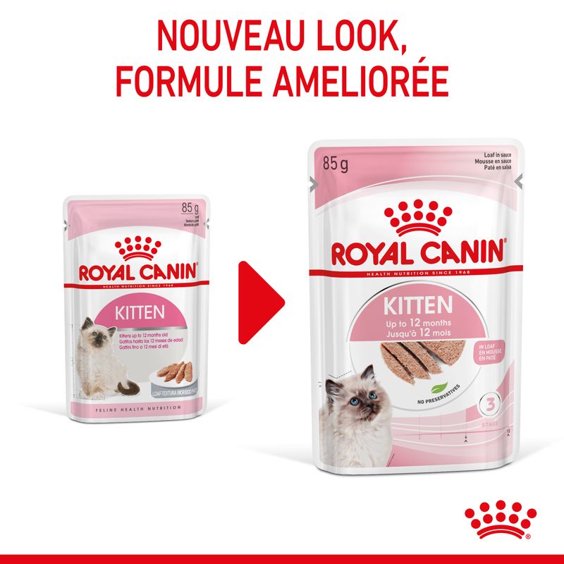 Royal Canin Kitten en mousse pour chaton