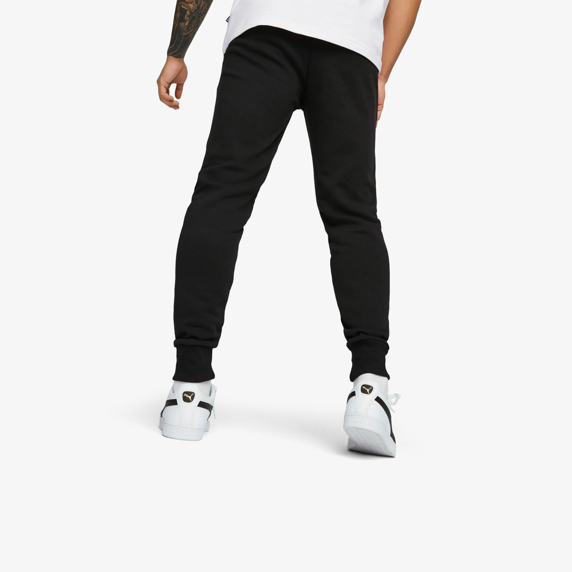 PUMA ESS Logo Herren Hosen schwarz