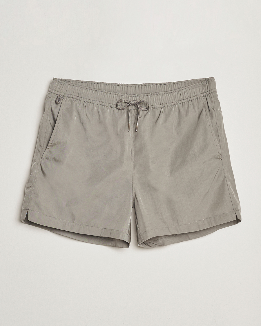 CDLP Satin Twill Swim Trunks Steel