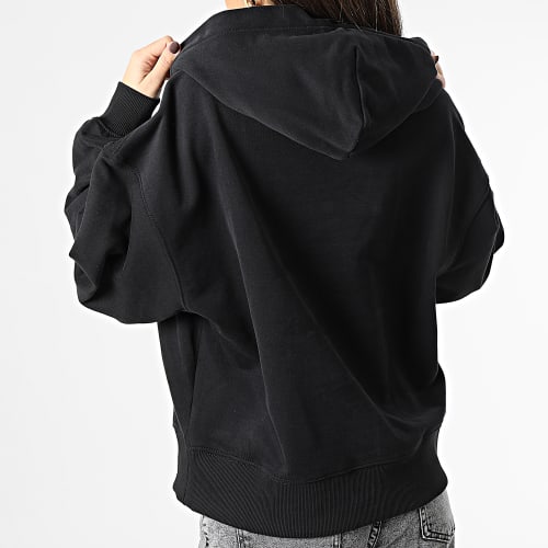 Sweat Capuche Femme Micro Monologo 0434 Noir