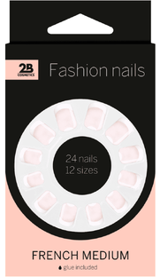 2B Nails French Medium 24ST