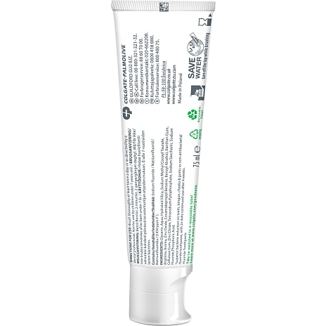 Tandpasta m. whitening effekt