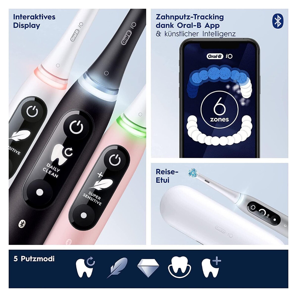 Oral-B iO Series 6 White elektrische Zahnbürste
