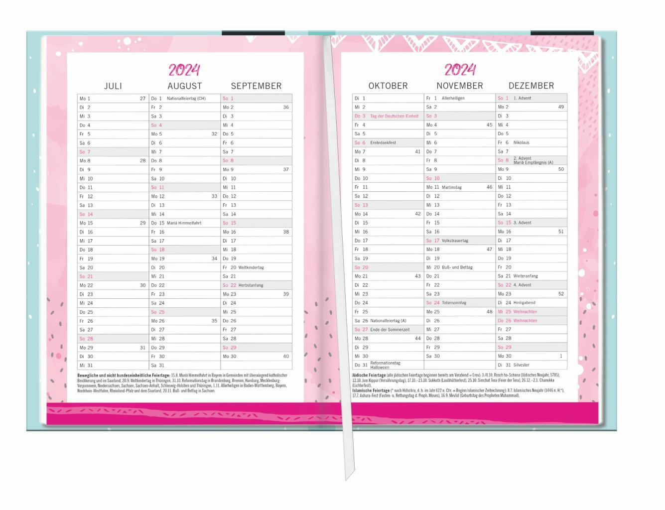 Die drei !!! Schülerkalender A5 2024/2025