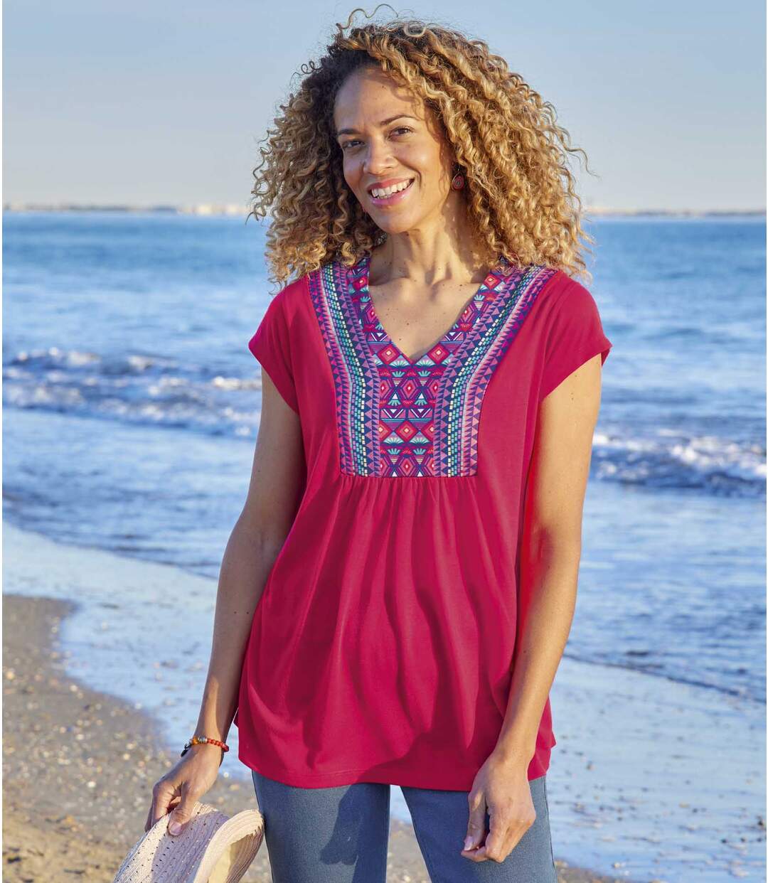 Tunique Fluide Col Plastron