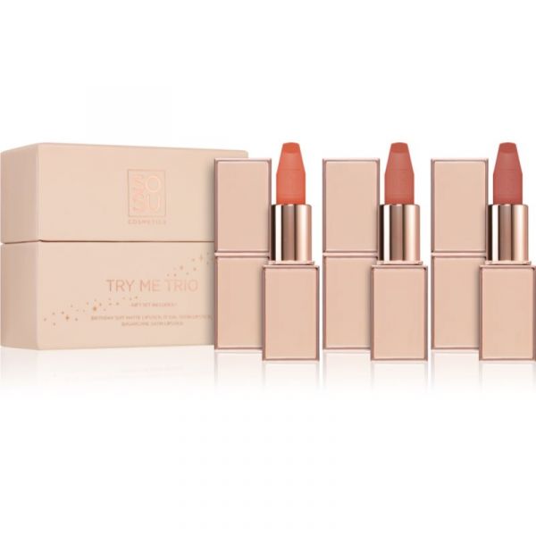Sosu Cosmetics Try Me Trio Conjunto de Batons