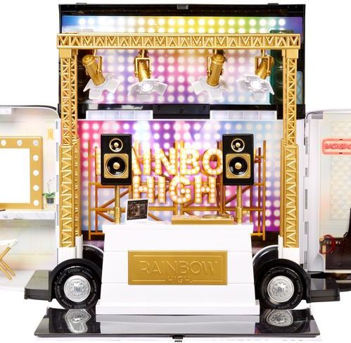 Rainbow High - Rainbow Vision Tour Bus - Luxe Speelset - 4-in-1 - Met Verlichting