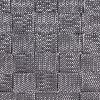 Panier à linge carré avec couvercle Stan gris