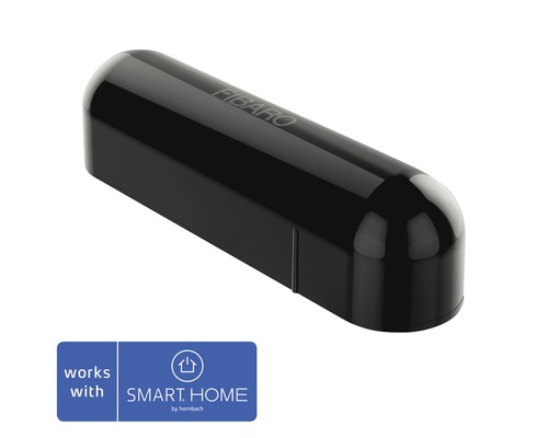 Fibaro Deur- en Raamcontact met Temperatuursensor, Zwart - Compatibel met SMART HOME van hornbach