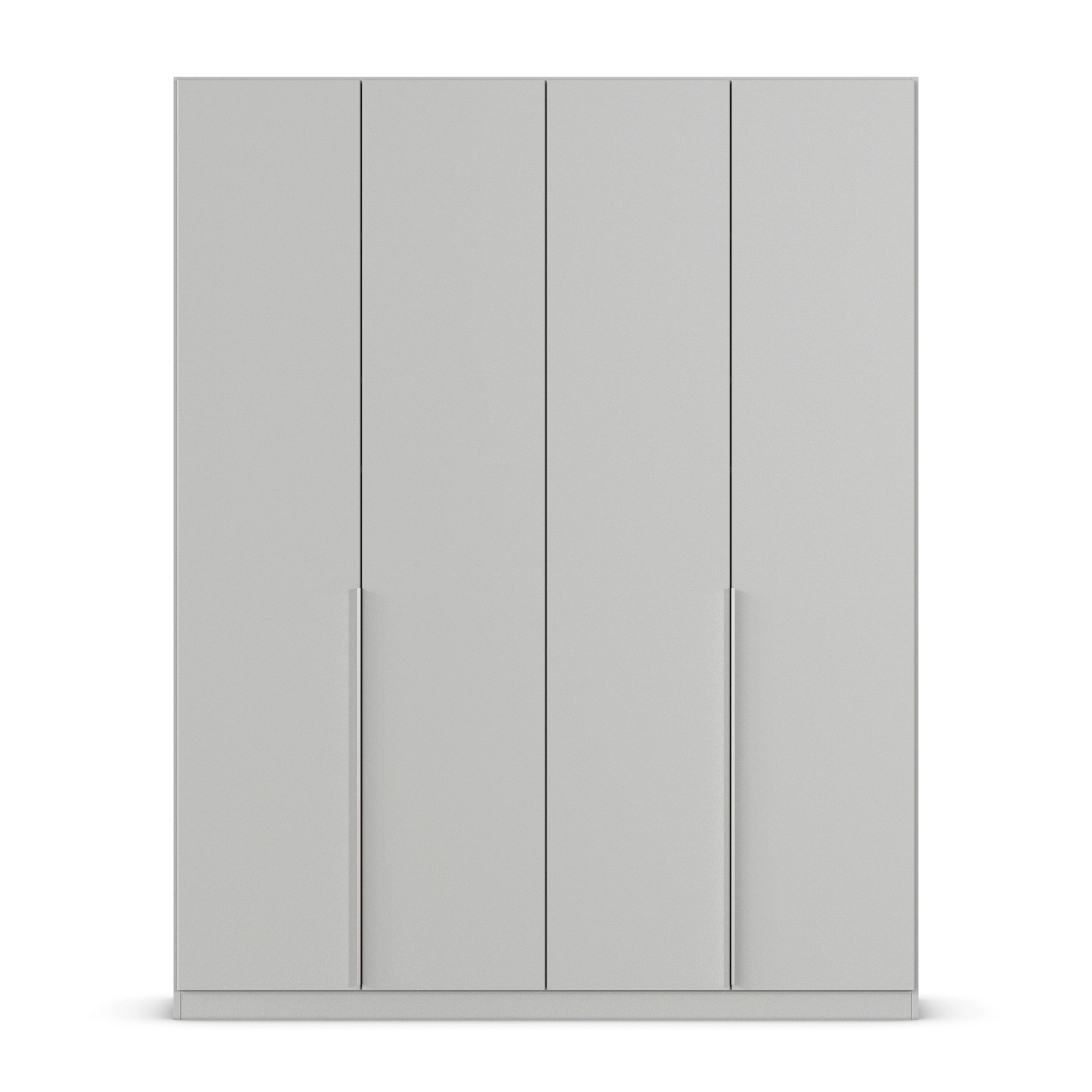 Drehtürenschrank - seidengrau - 4-türig - 181x229 cm