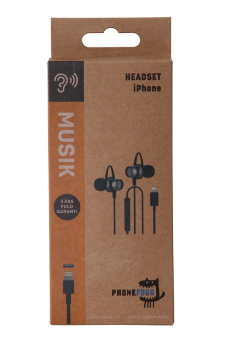 Headset med lightning stik
