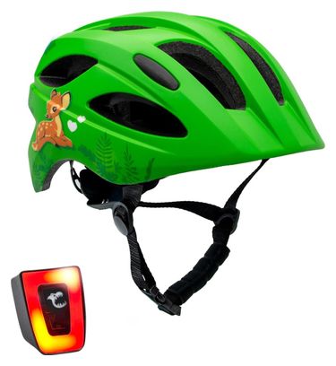 Casque de Vélo pour enfants de 6 à 12 ans | Vert Mignon| Certifié EN1078