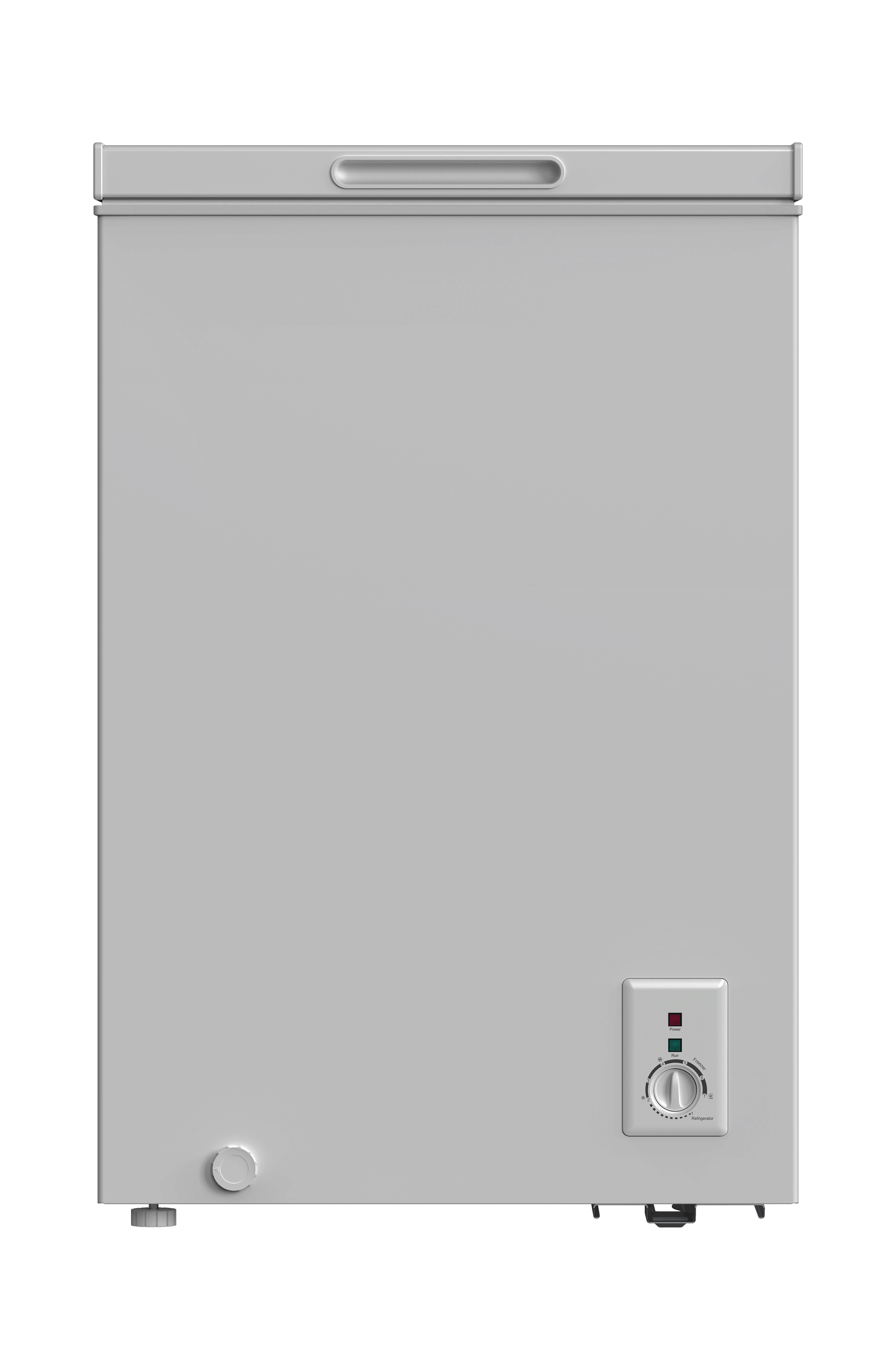 YUNA FROSTER 100E Serebro Gefriertruhe, 99 Liter, silber, DUAL Modus Gefrieren oder Kühlen