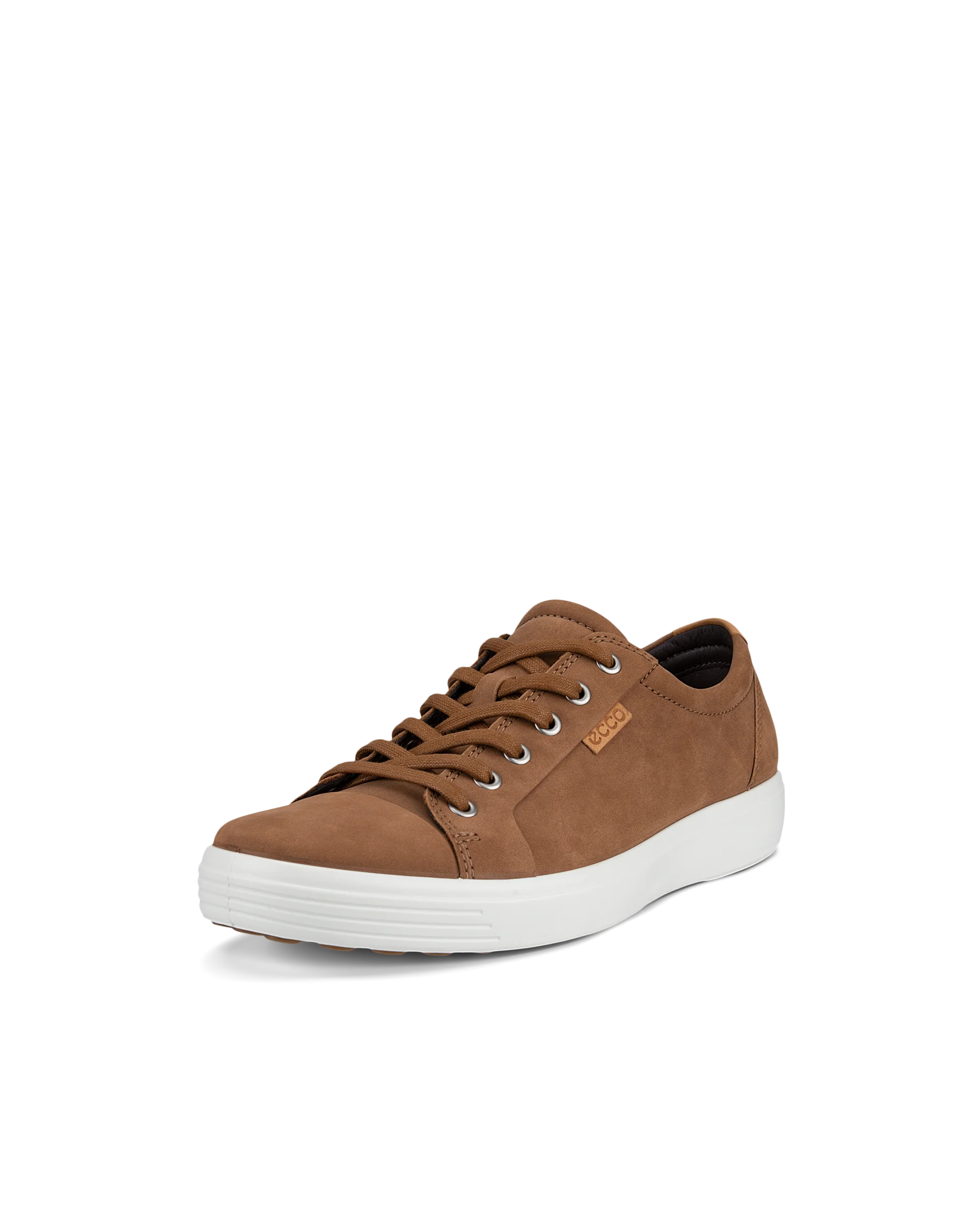 ECCO SOFT 7 M Herren Sneaker aus Nubukleder Braun
