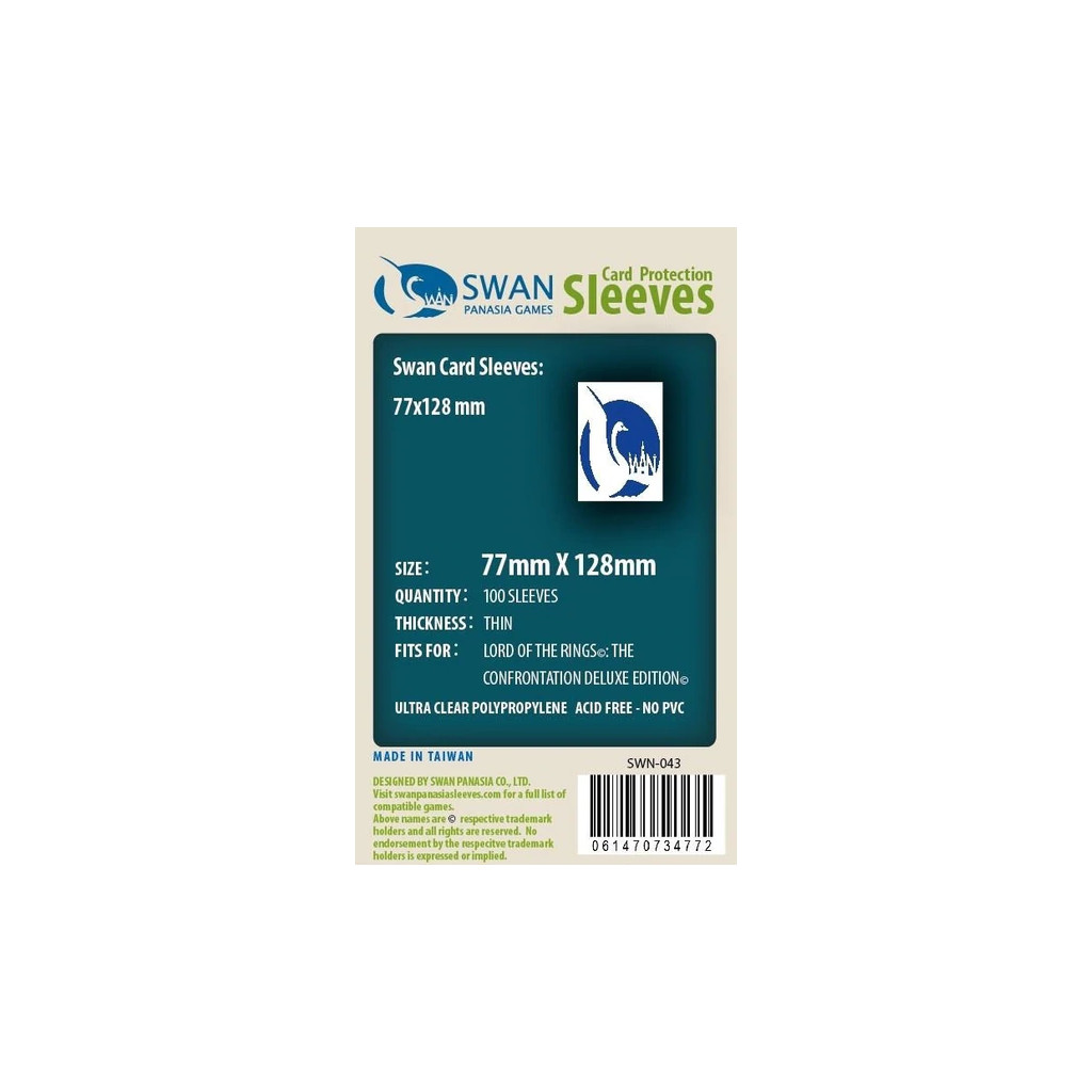 Swan Panasia - Card Sleeves Standard - 77x128mm - 100p