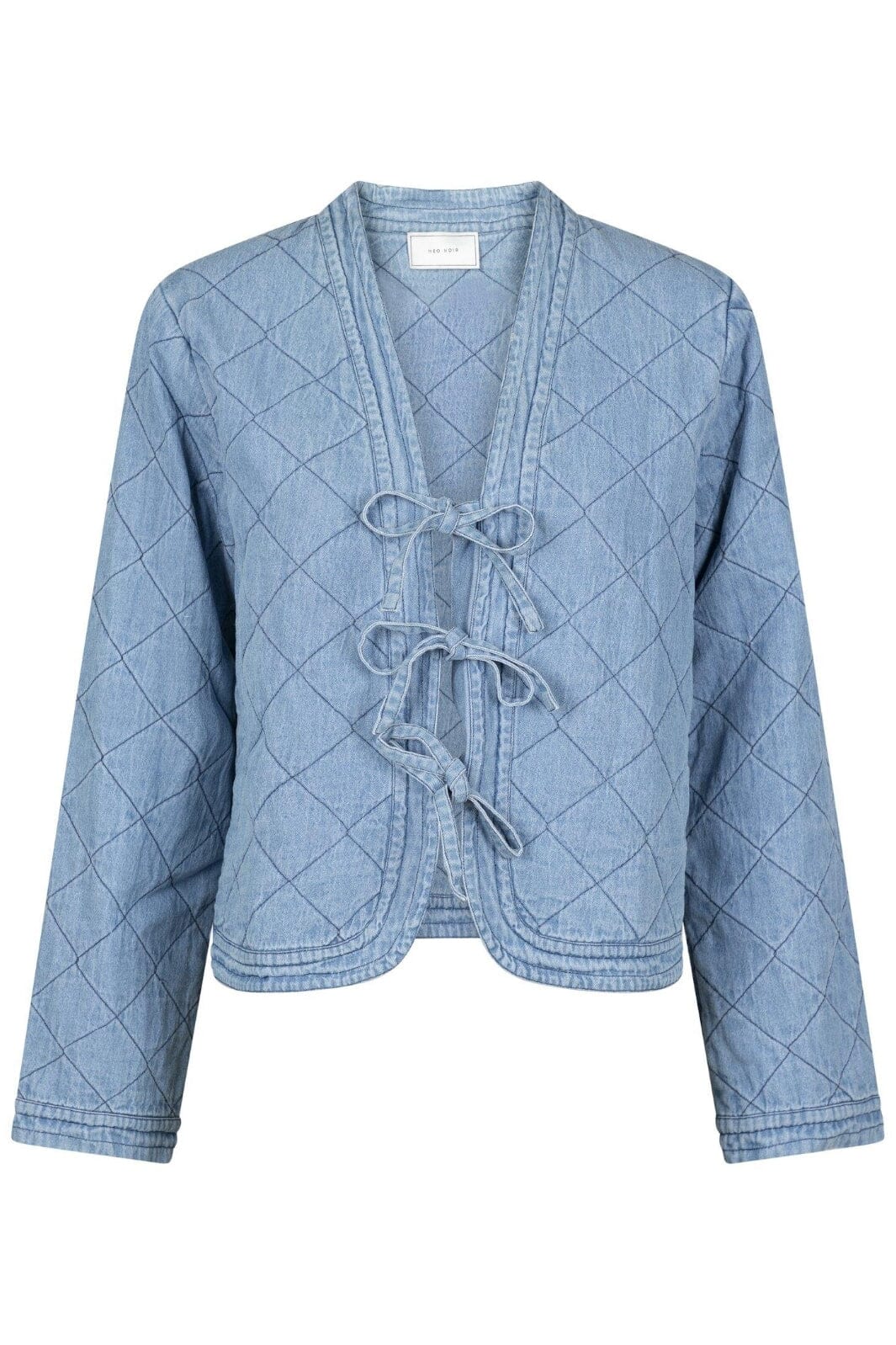 Neo Noir Dubbie Denim Quilt Jacket