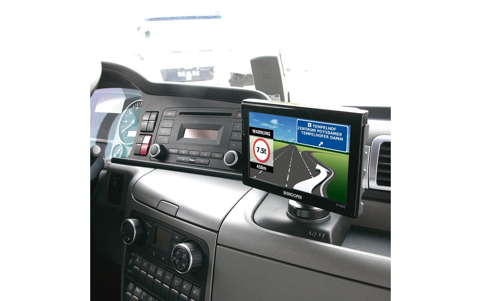 Snooper Navi-Halterung für S6800 für Fiat Ducato ab Bj. 2007