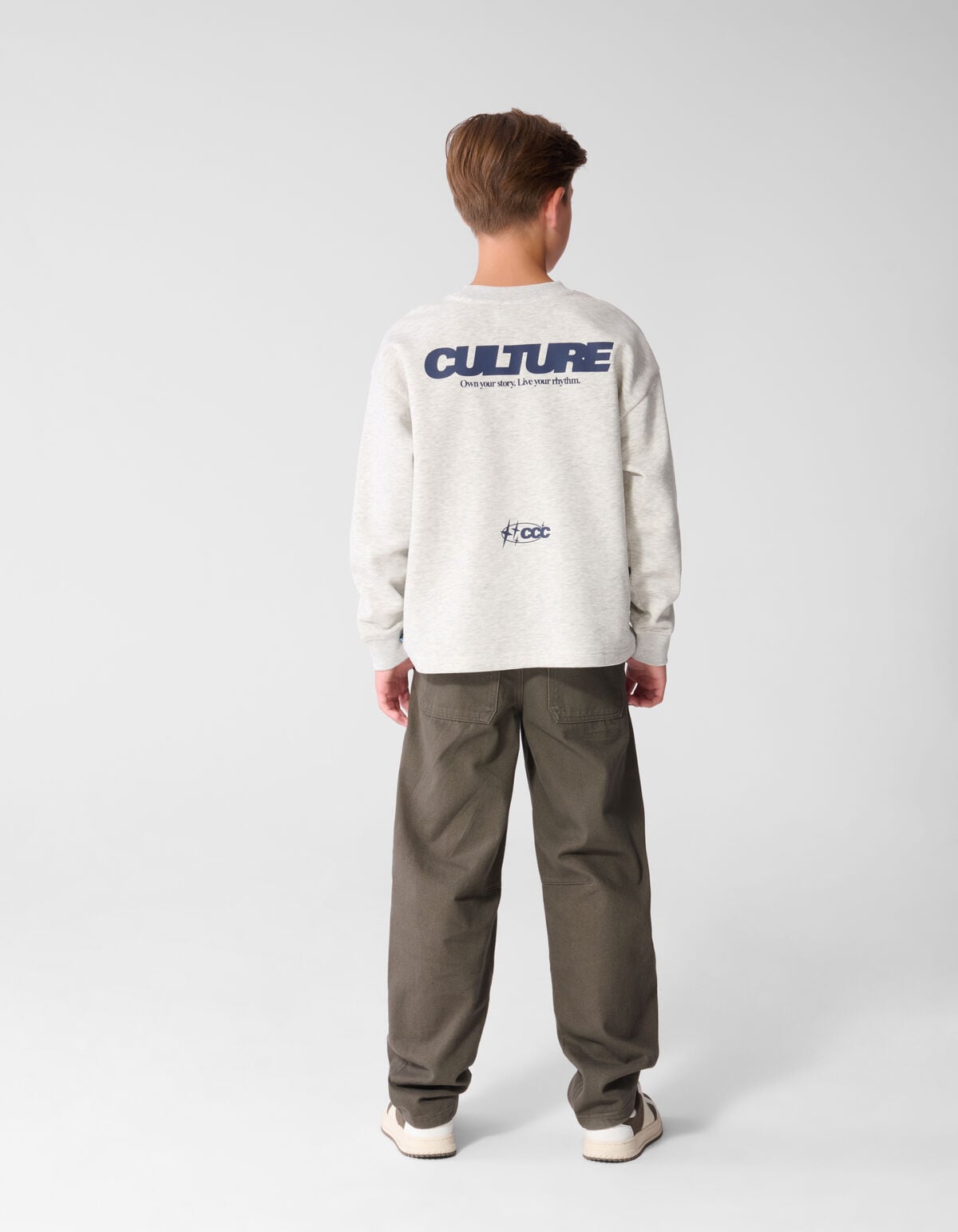 Twill Barrel Fit Broek Donkergroen