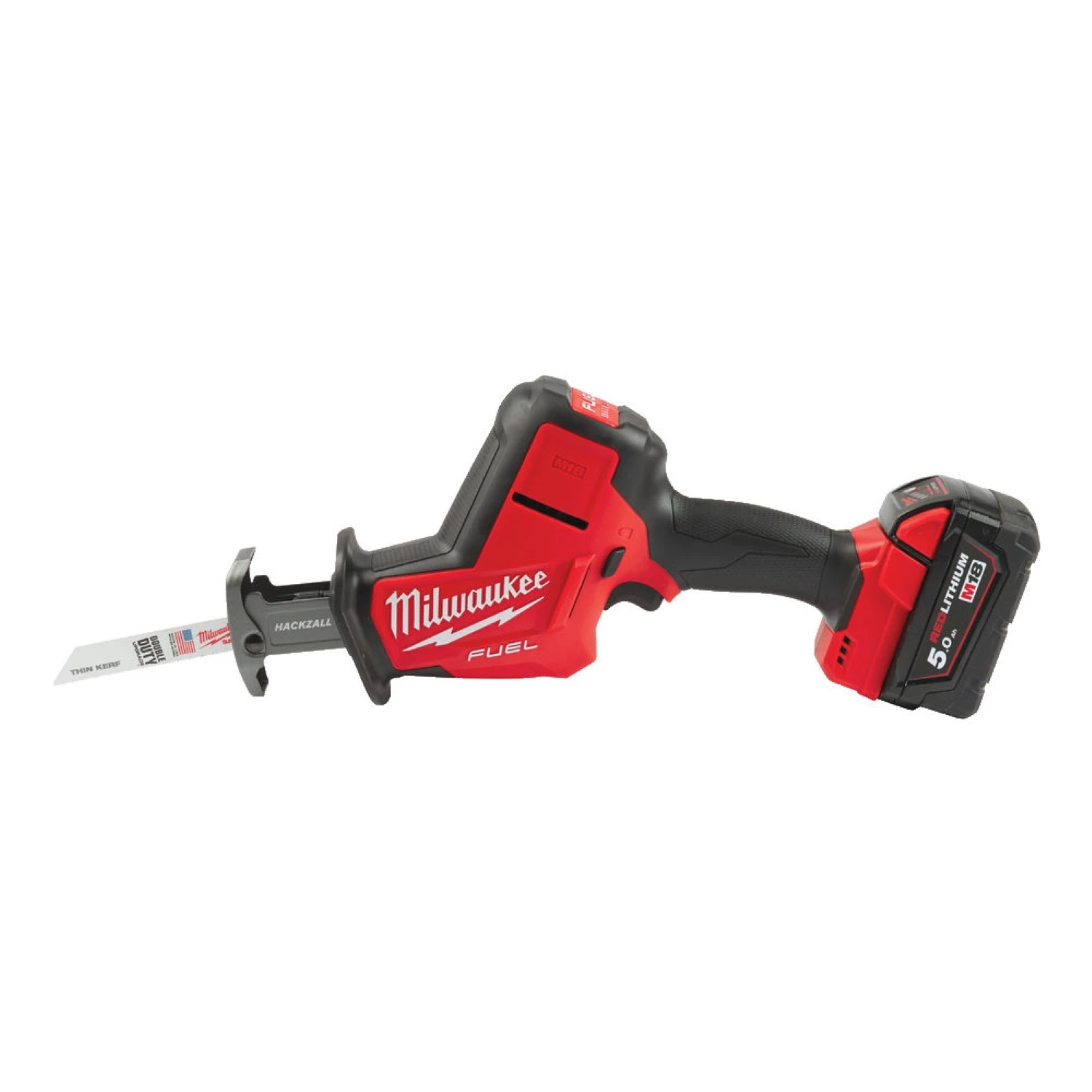 Milwaukee M18 FHZ-502X 18V Li-Ion accu Reciprozaag set (2x 5,0Ah accu) in HD Box - 22mm