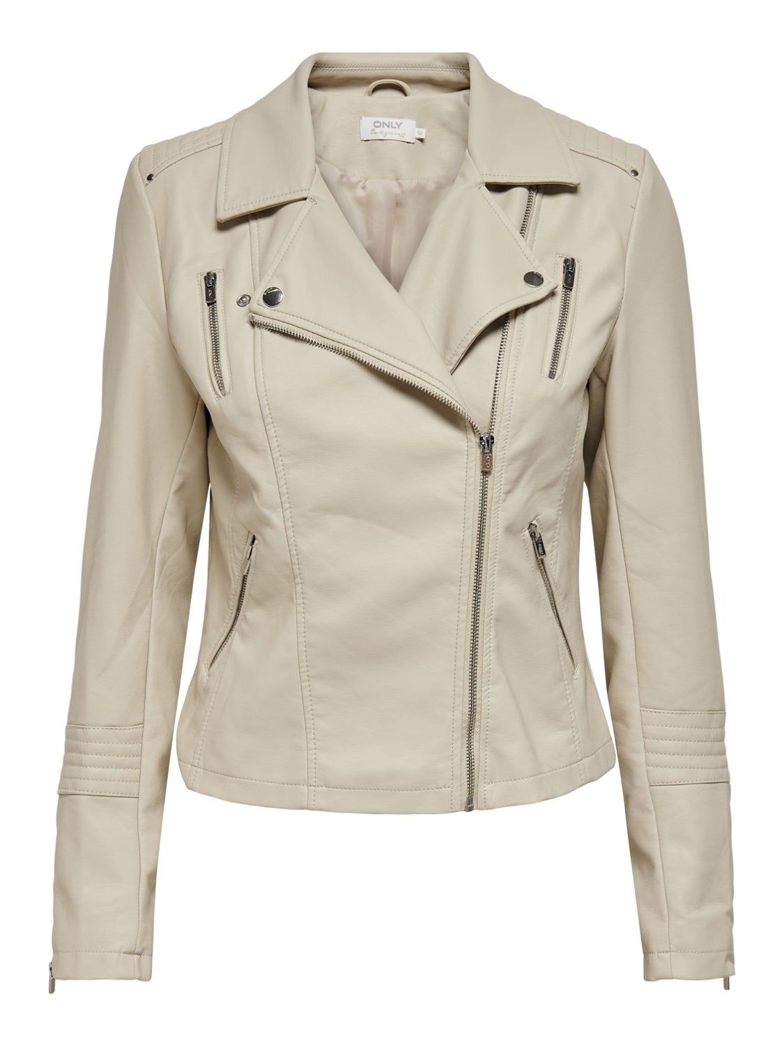 ONLGEMMA Kunstlederjacke Silver Lining