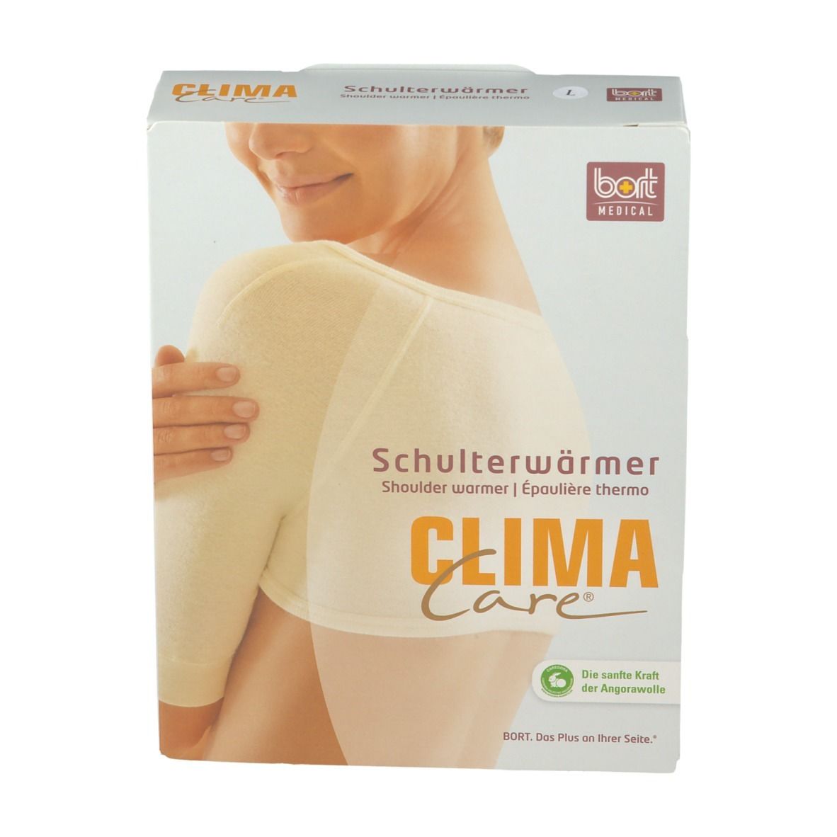 BORT CLIMACare® Schulterwärmer Gr. L weiß