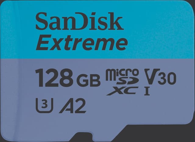SanDisk Extreme® 128GB microSDXC™ UHS-I kort