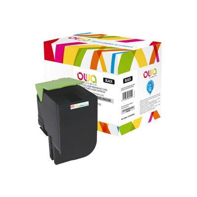 Cartouche laser compatible Lexmark 802H - noir - Owa K15809OW