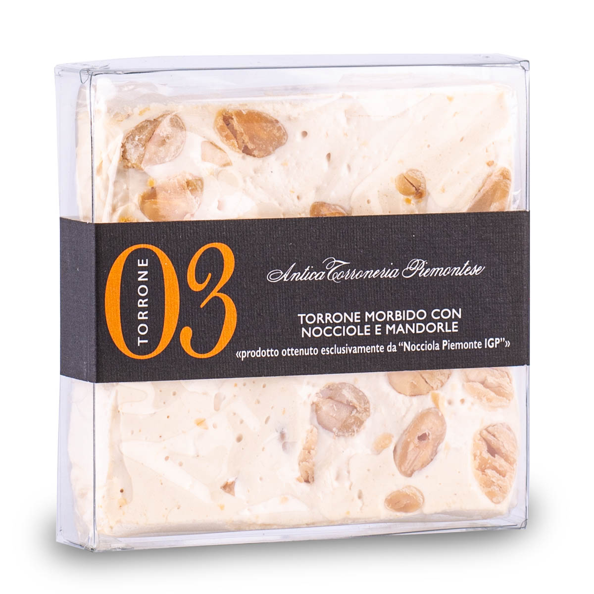 Torrone Morbido con Nocciole e Mandorle, 80 g