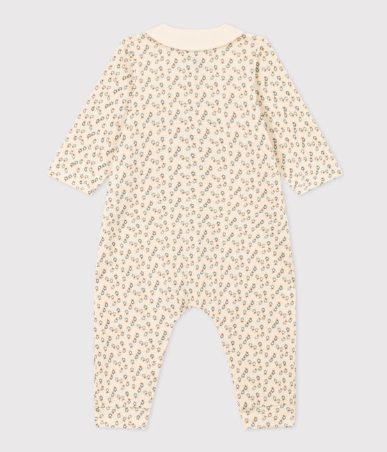 Combinaison longue imprimé fleuri bébé