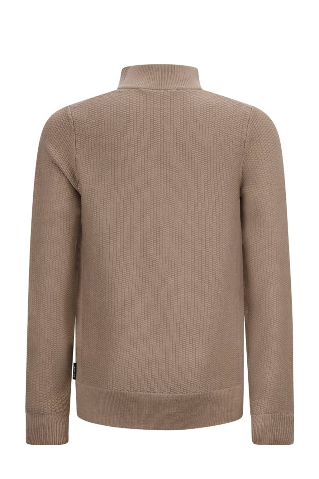 Retour Jeans coltrui zand gebreid