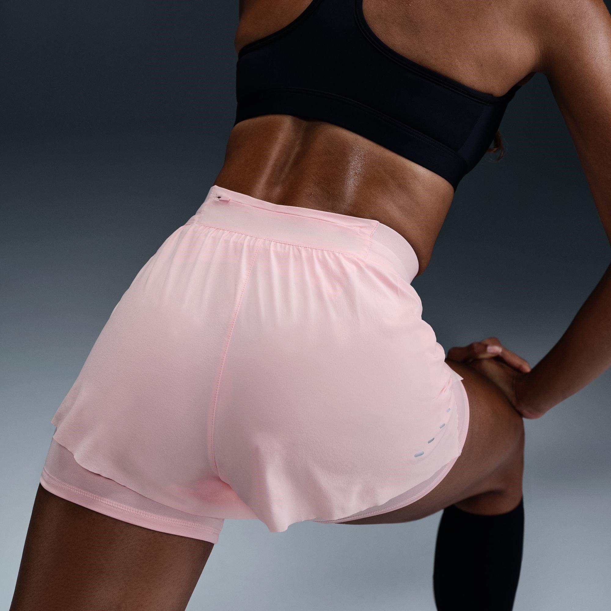 Nike Dri FIT Swift Womens Mid Rise 3 2 in 1 Shorts