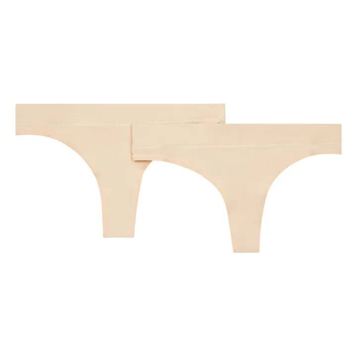 Organic Basics Lot de 2 Tonga Coton Bio | Beige Nude