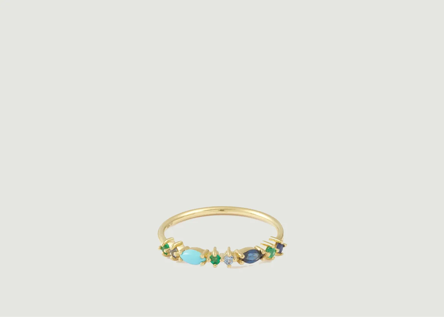 Bague Gaia 2 Bleue Sophie d'Agon