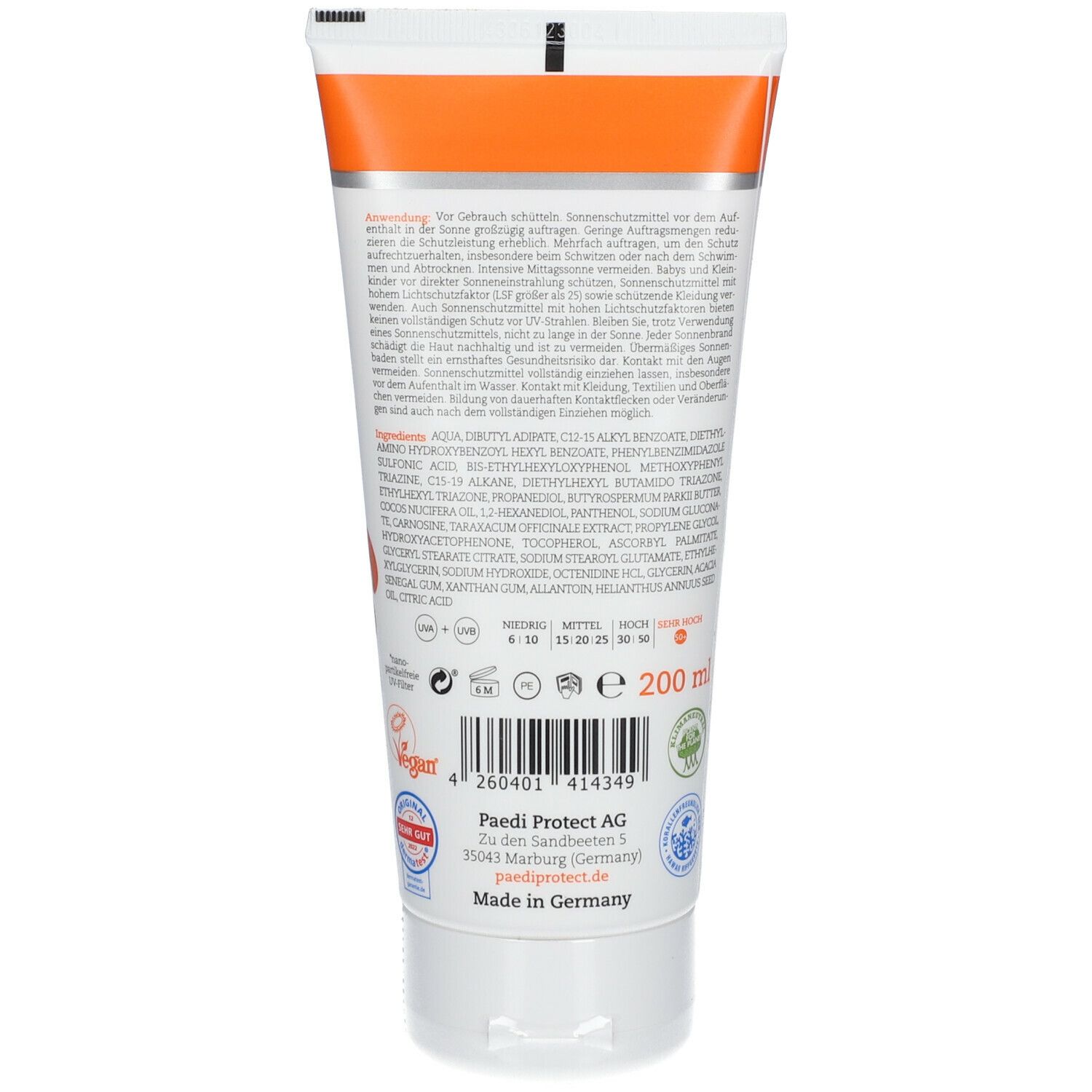 PAEDIPROTECT Familiensonnencreme