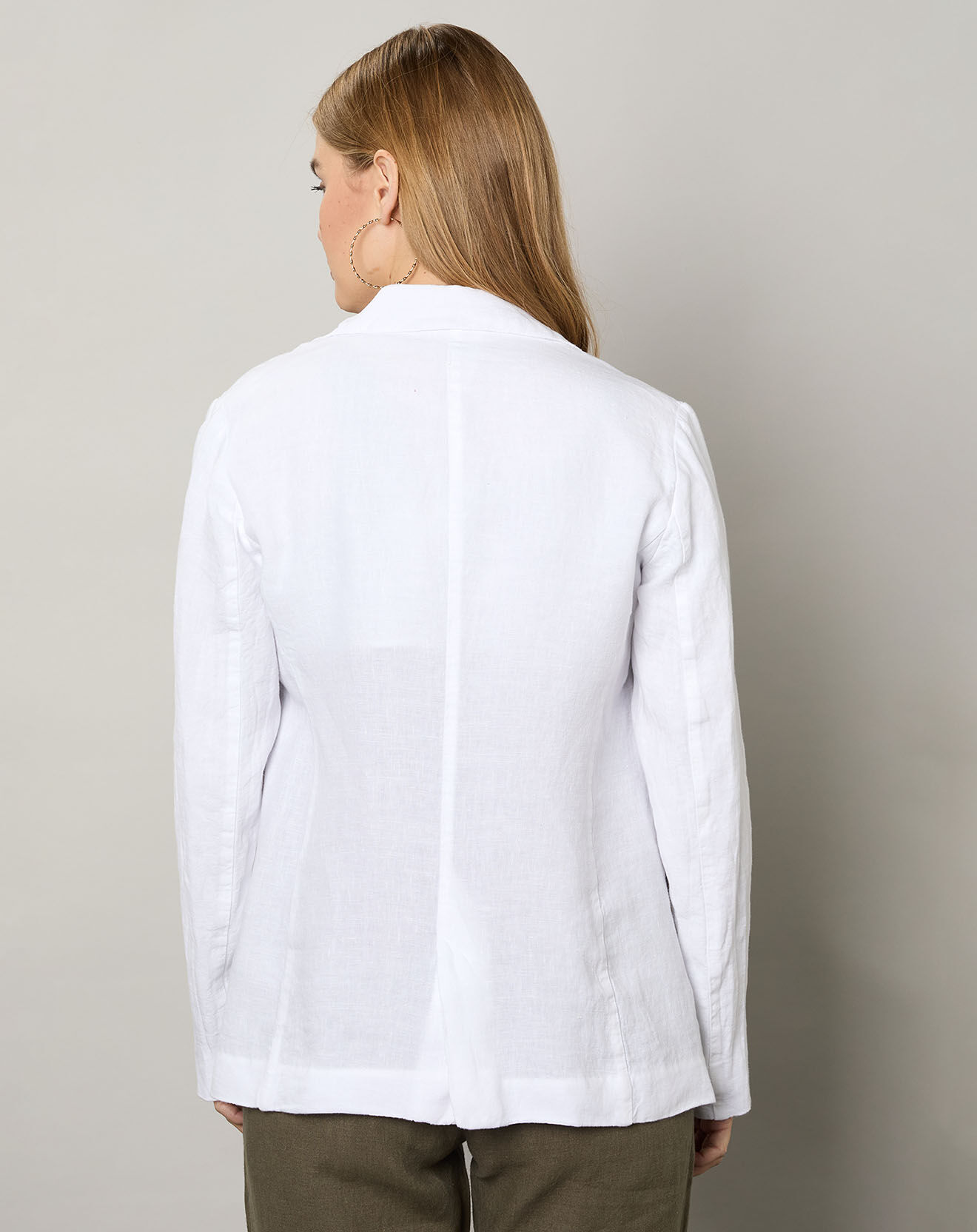 Hartford Veste 100% Lin Virna blanche