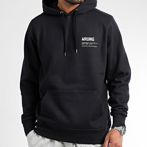 Sweat Capuche Independent Noir Blanc