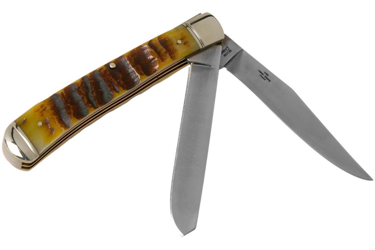 Rough Ryder Ram’s Horn Bone Trapper RR1509 zakmes