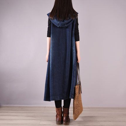 Supernova - Denim Lang Vest