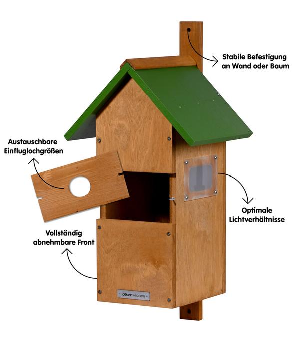 dobar® wildlife Nistkasten Karsten, inkl.