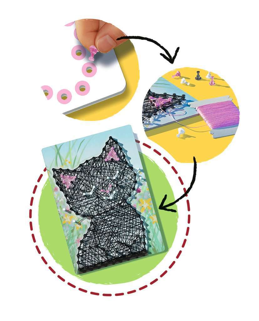 Ravensburger Spiel String Art Katzen