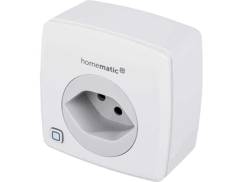 Homematic IP Funk-Zwischenstecker Dimmer Phasenabschnitt (C Dimmer-Steckdose zum Dimmen und Ein- und Ausschalten der angeschlossenen Leuchten
