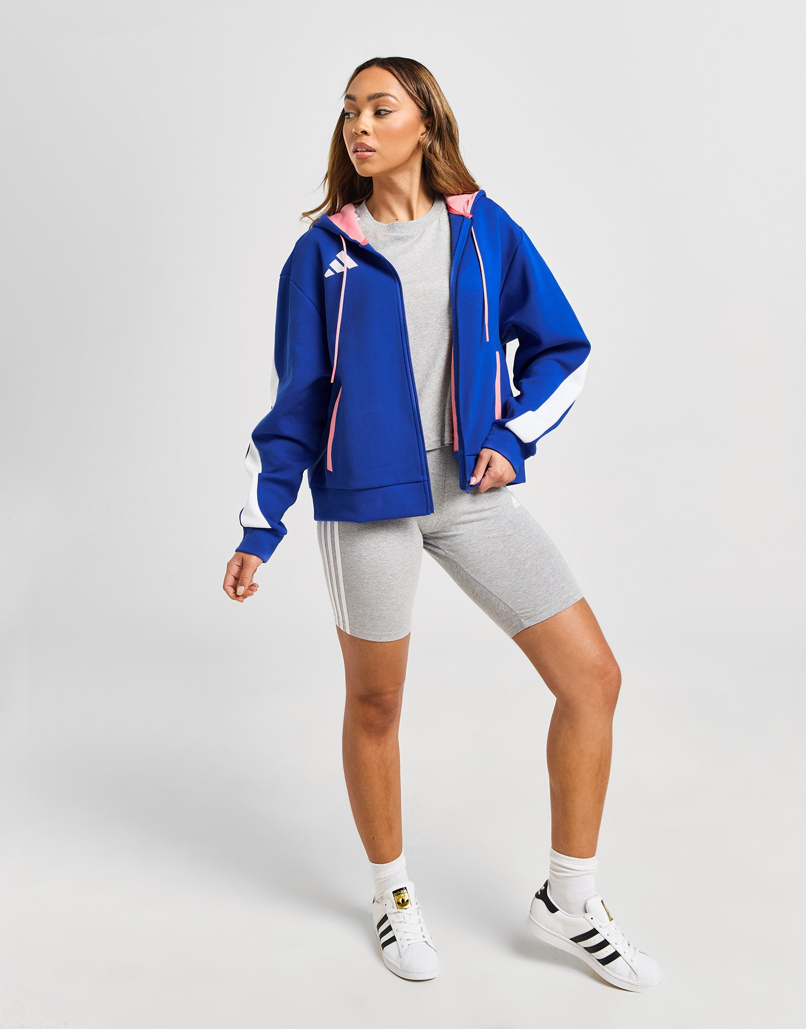 adidas Sweat à Capuche Team France Femme